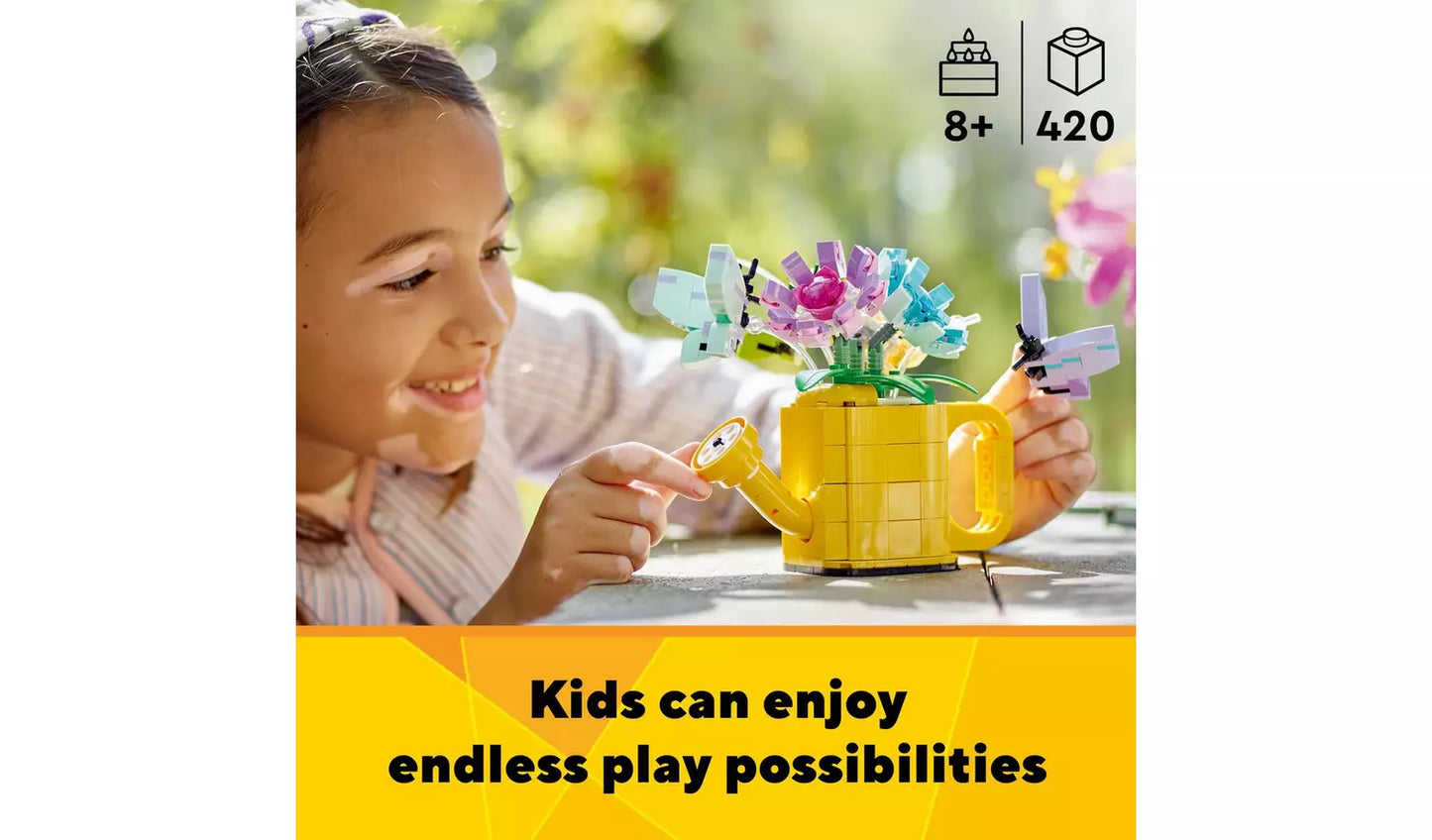 LEGO Creator 3in1 Flowers in Watering Can Nature Toys | Ages 8+ | Model 31149 | New LEGO