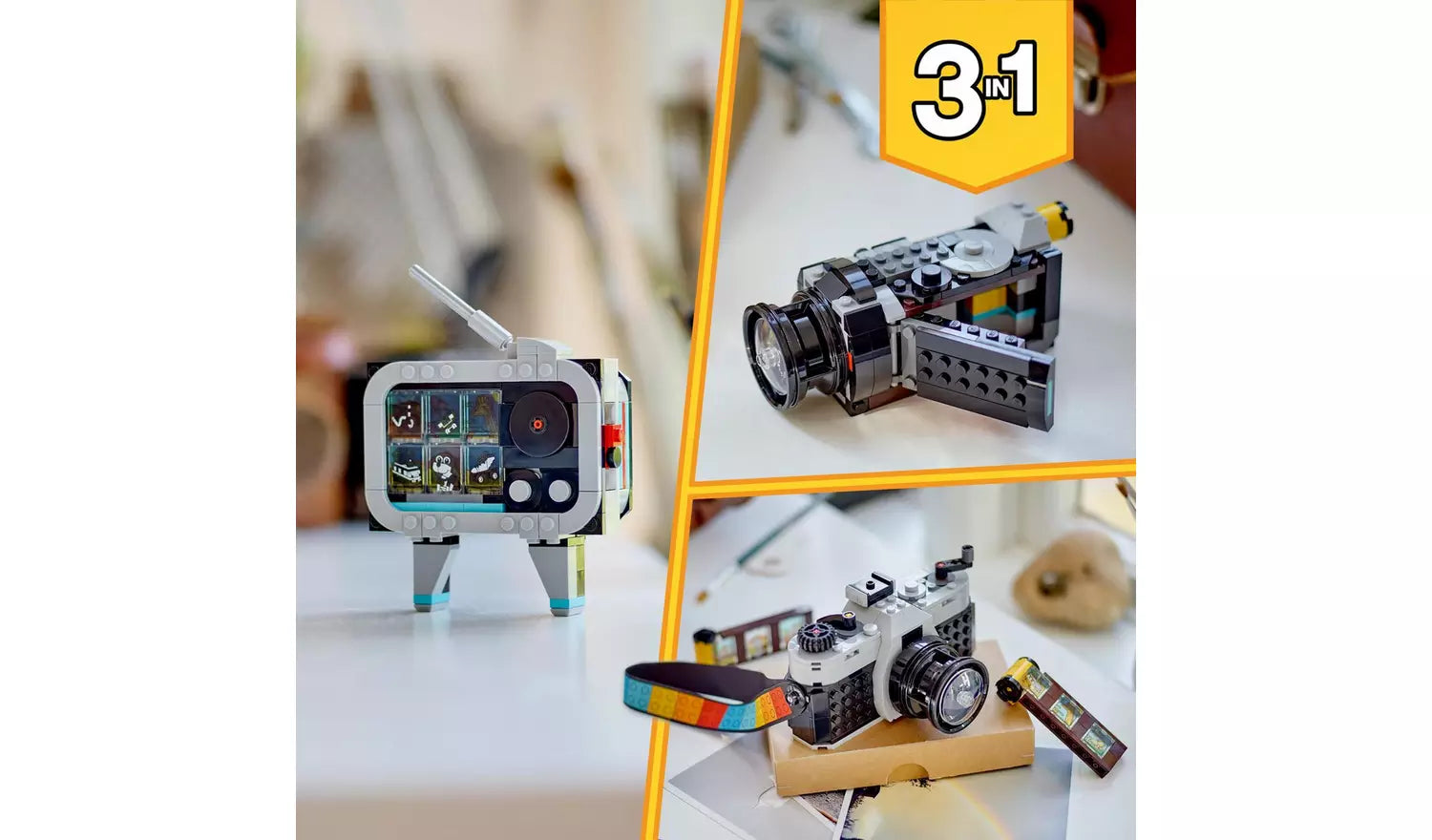 LEGO Creator 3in1 Retro Camera Toy Set | Model 31147 | New LEGO