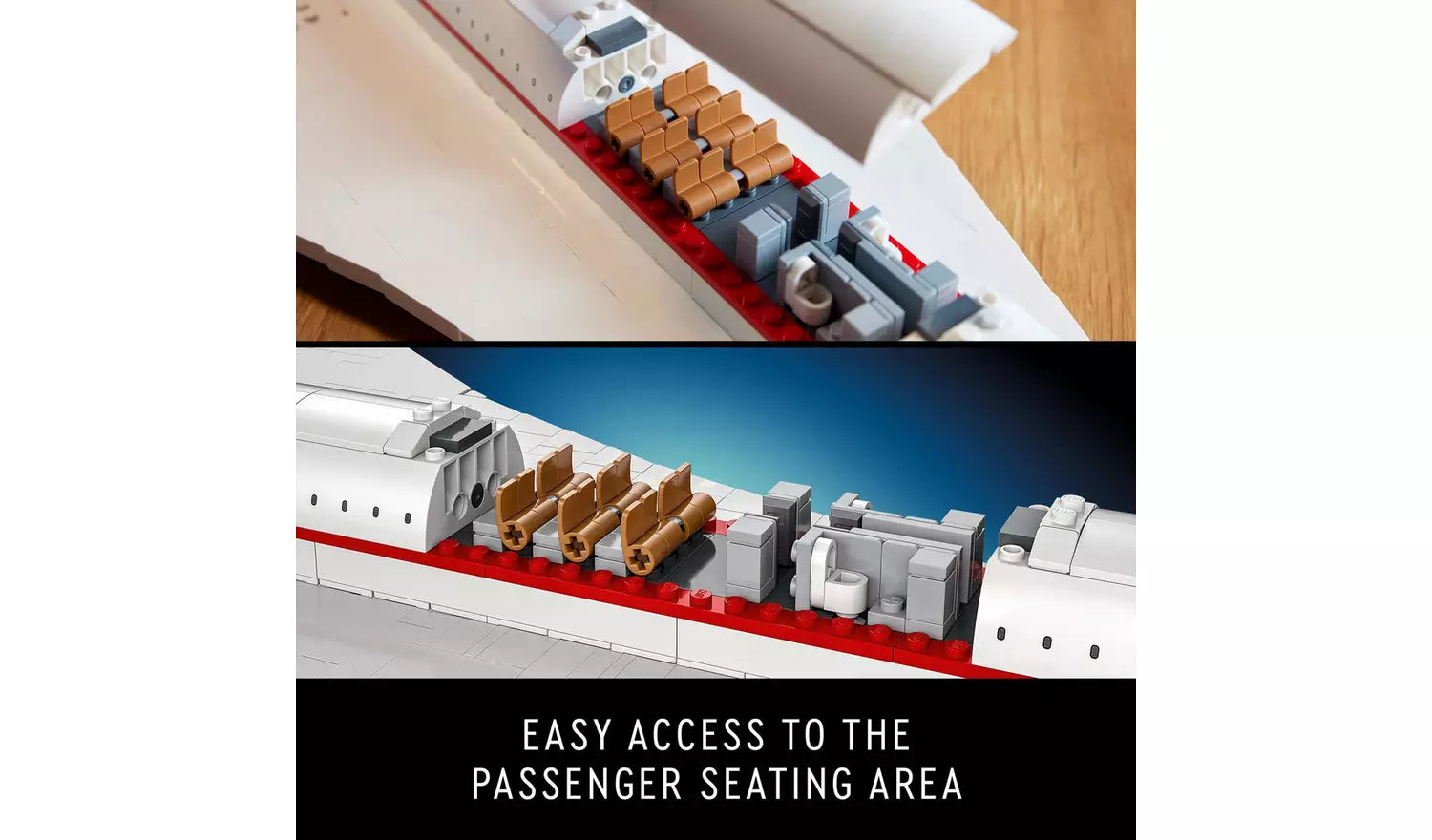 LEGO Icons Concorde Iconic Model Plane Set for Adults 10318 | Ages 18+ | New LEGO