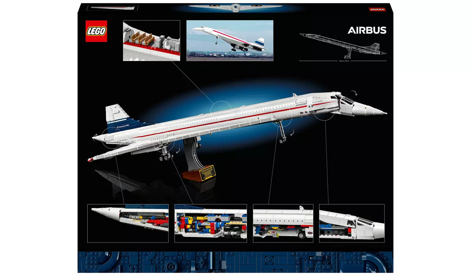 LEGO Icons Concorde Iconic Model Plane Set for Adults 10318 | Ages 18+ | New LEGO