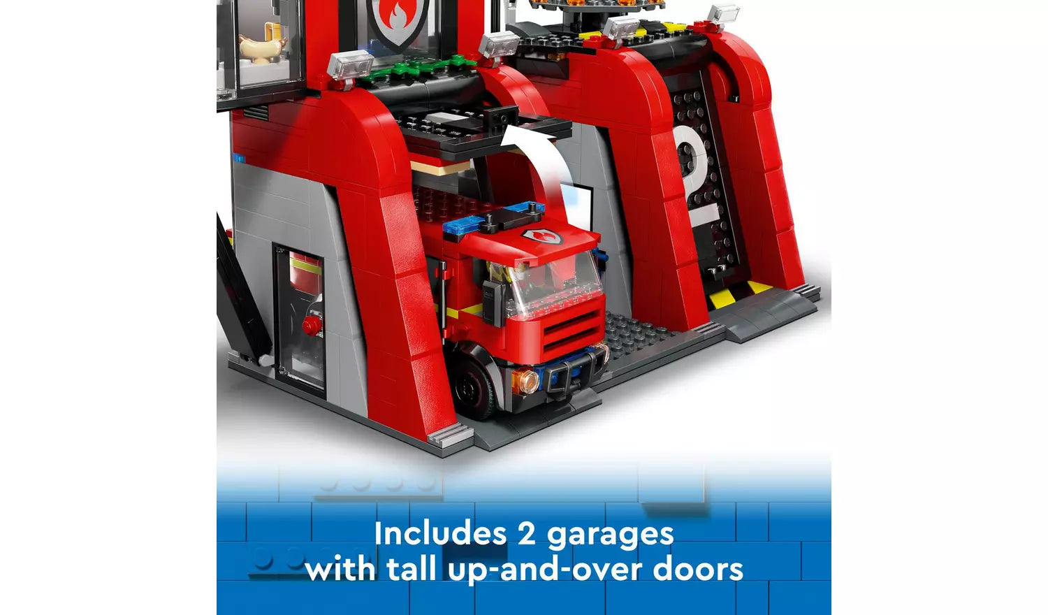 LEGO City Fire Station with Fire Engine Toy Playset | Ages 6+ | Model 60414 | New LEGO