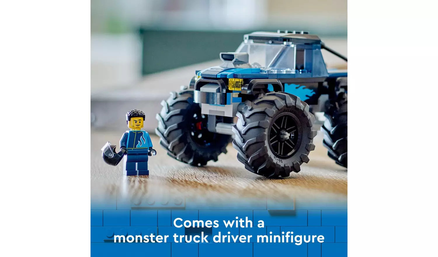 LEGO City Blue Monster Truck Toy Vehicle Playset | Ages 5+ | Model 60402 | New LEGO
