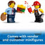 LEGO City Burger Van Food Truck Vehicle Toy Set | Ages 5+ | Model 60404 | New LEGO