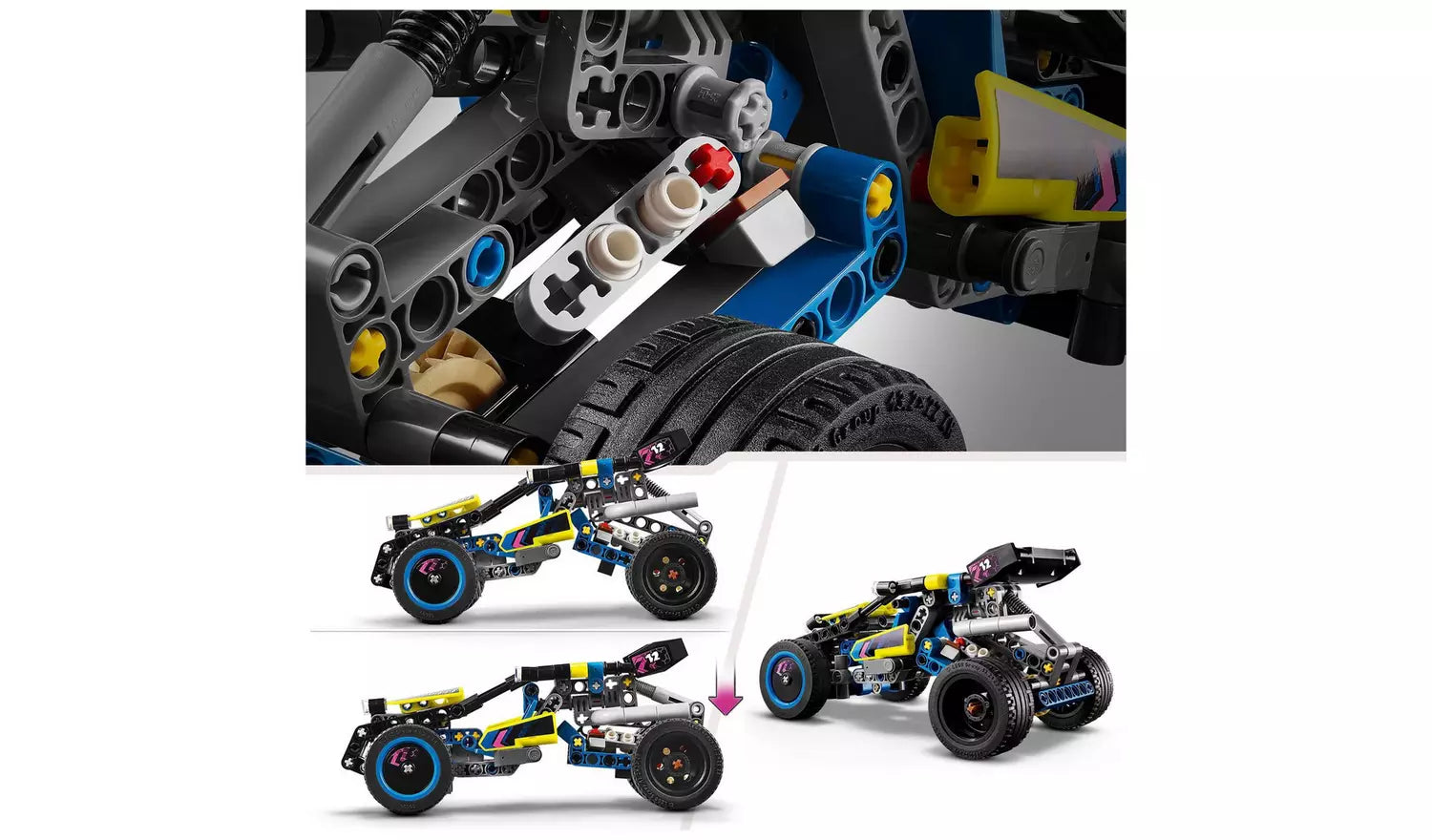 LEGO Technic Off-Road Race Buggy Car Vehicle Toy | Ages 8+ | Model 42164 | New LEGO