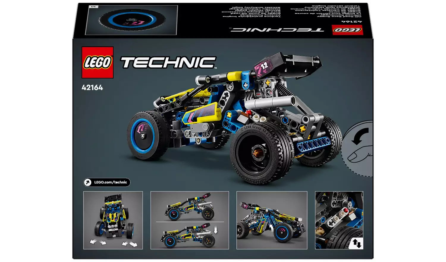 LEGO Technic Off-Road Race Buggy Car Vehicle Toy | Ages 8+ | Model 42164 | New LEGO