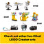 LEGO Creator 3in1 Retro Roller Skate & Toy Skateboard Building Set | Ages 8+ | Model 31148 | New LEGO