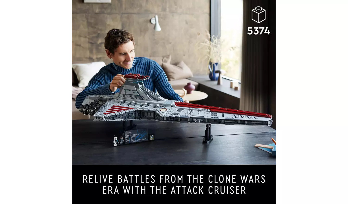 LEGO Star Wars Venator-Class Republic Attack Cruiser UCS Set | Ages 18+ | Model 75367 | NEW LEGO