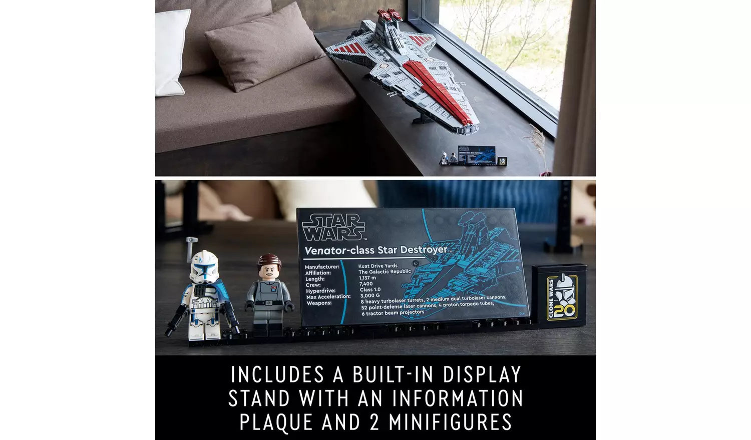 LEGO Star Wars Venator-Class Republic Attack Cruiser UCS Set | Ages 18+ | Model 75367 | NEW LEGO