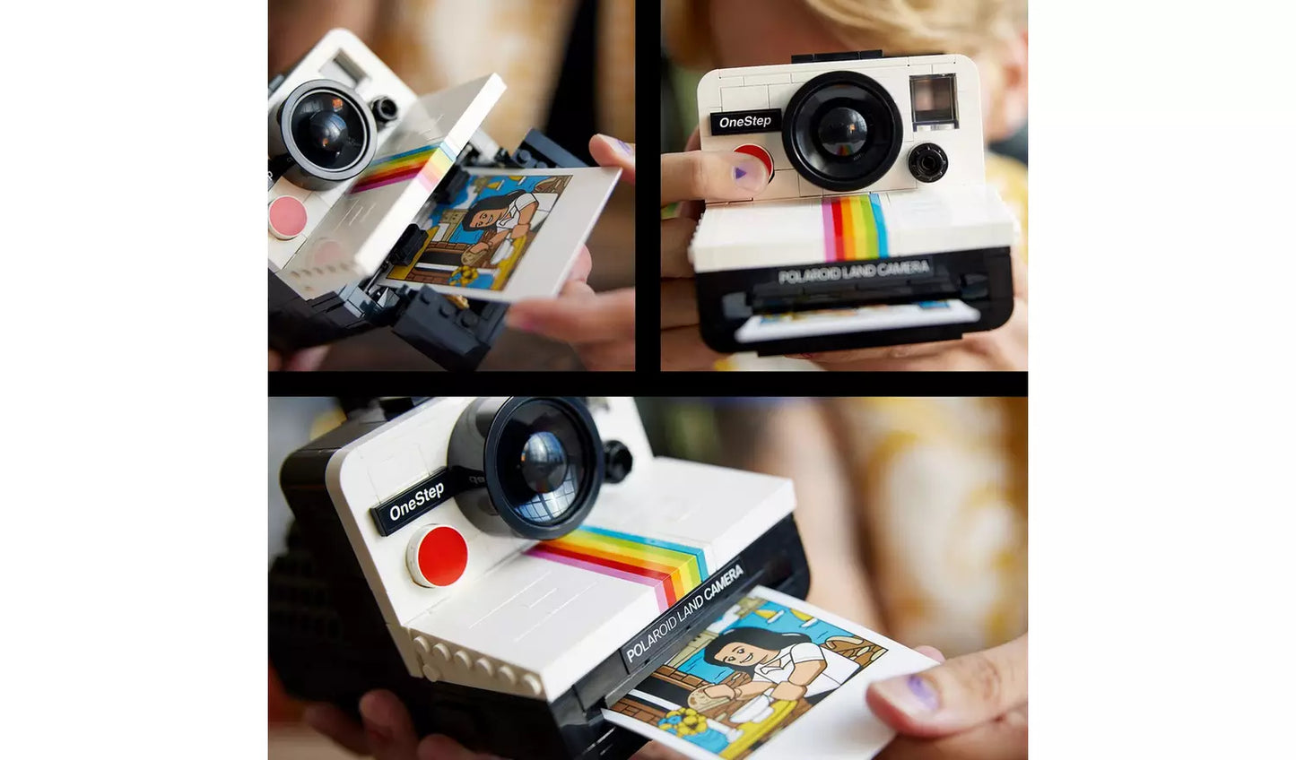 LEGO Ideas Polaroid OneStep SX-70 Camera Set | Ages 18+ | Model 21345 | NEW LEGO