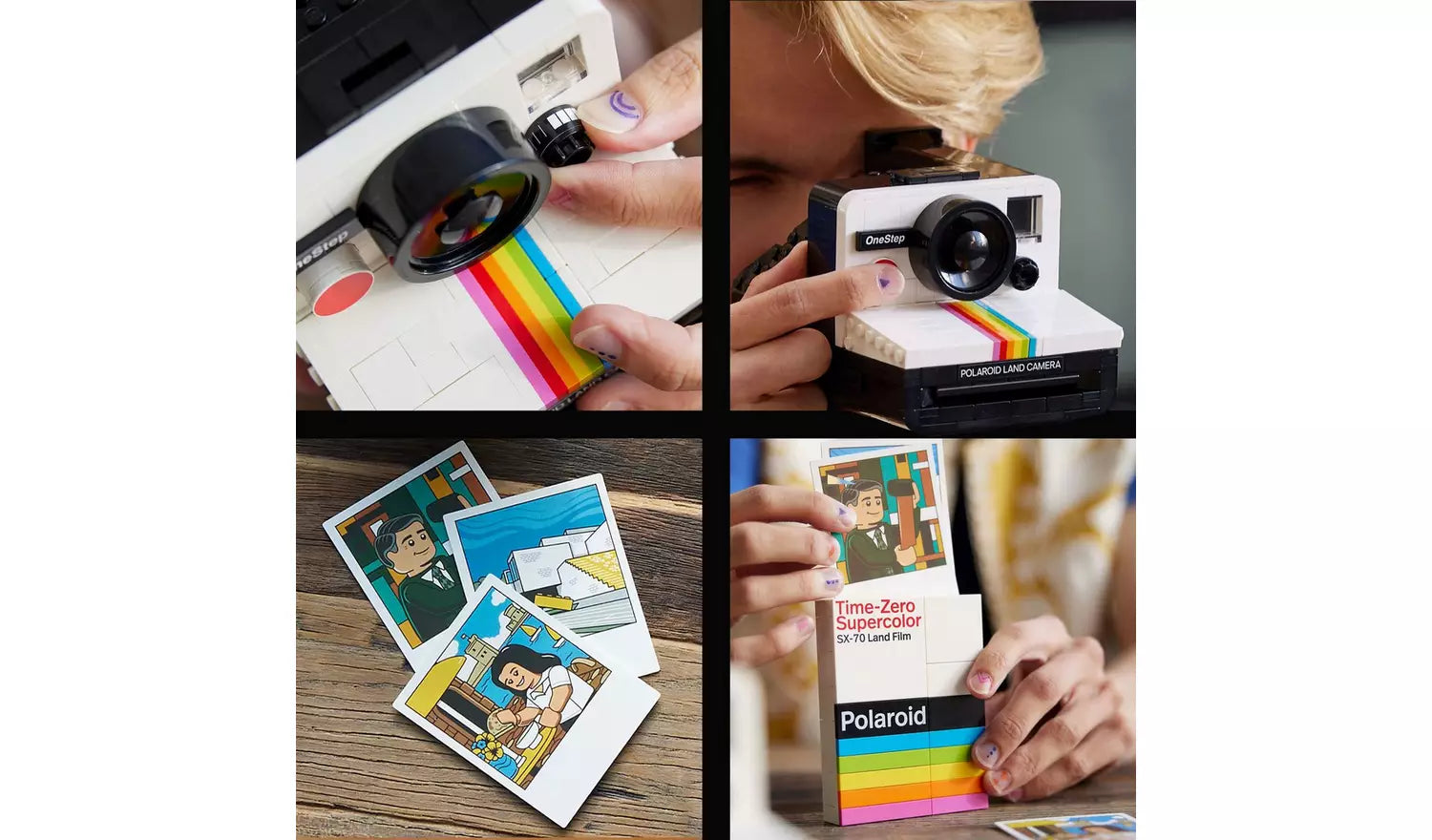 LEGO Ideas Polaroid OneStep SX-70 Camera Set | Ages 18+ | Model 21345 | NEW LEGO