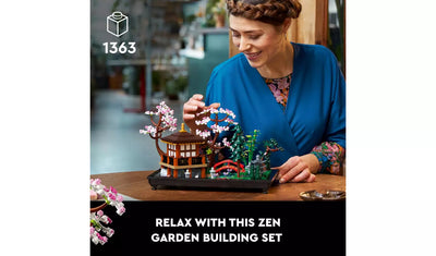 LEGO Icons Tranquil Garden Botanical Set | Ages 18+ | Model 10315 | Zen Garden Home & Office Display | NEW LEGO