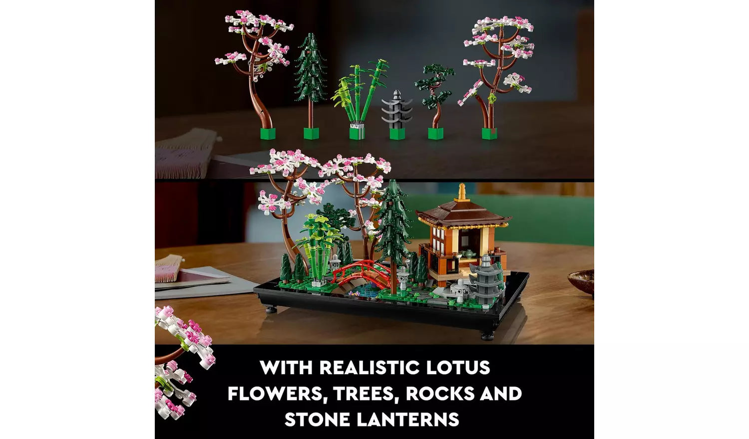 LEGO Icons Tranquil Garden Botanical Set | Ages 18+ | Model 10315 | Zen Garden Home & Office Display | NEW LEGO