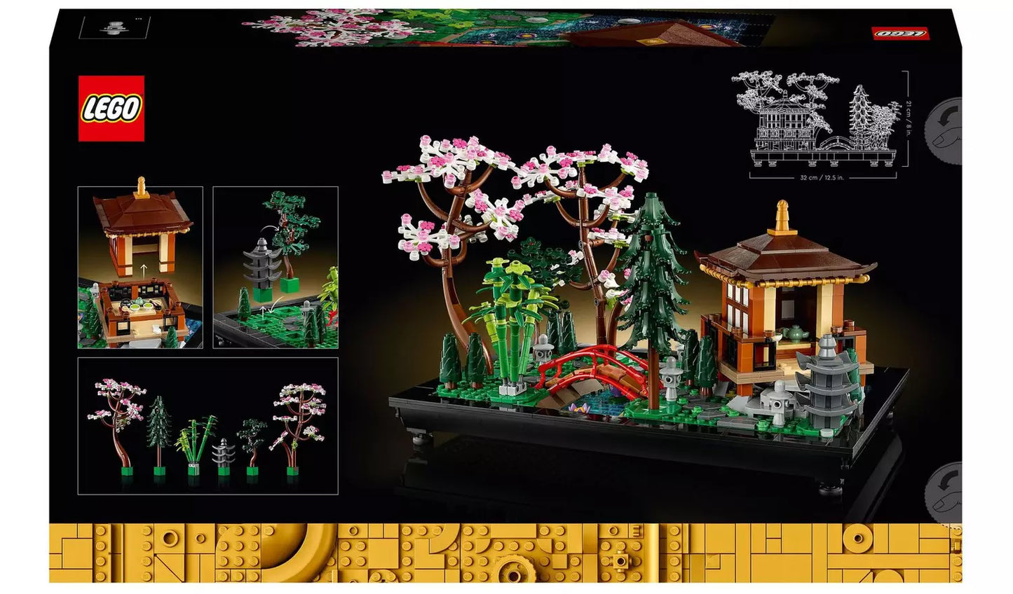 LEGO Icons Tranquil Garden Botanical Set | Ages 18+ | Model 10315 | Zen Garden Home & Office Display | NEW LEGO