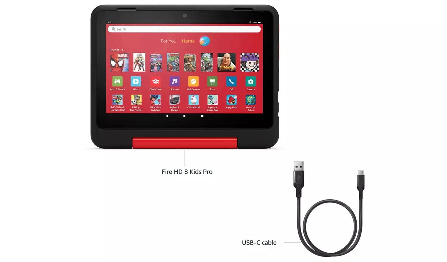 Amazon Fire HD 8 Kids Pro – 8" Tablet, 32GB, Disney Avengers (New) Amazon