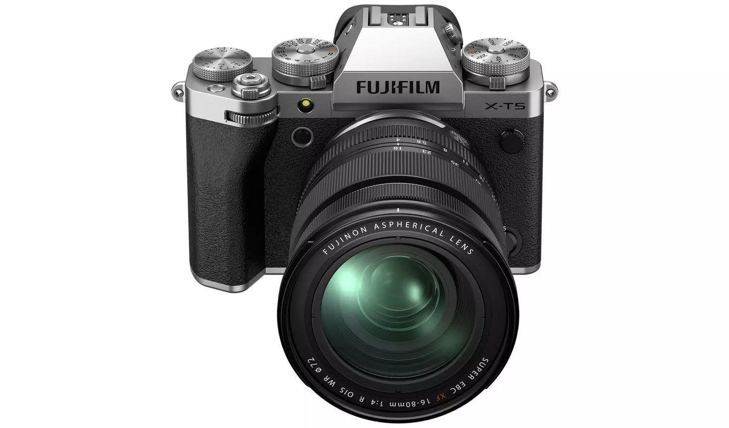 Fujifilm X-T5 Mirrorless Camera with 16-80mm Lens – 40.2MP, 6.2K Video, IBIS Fujifilm