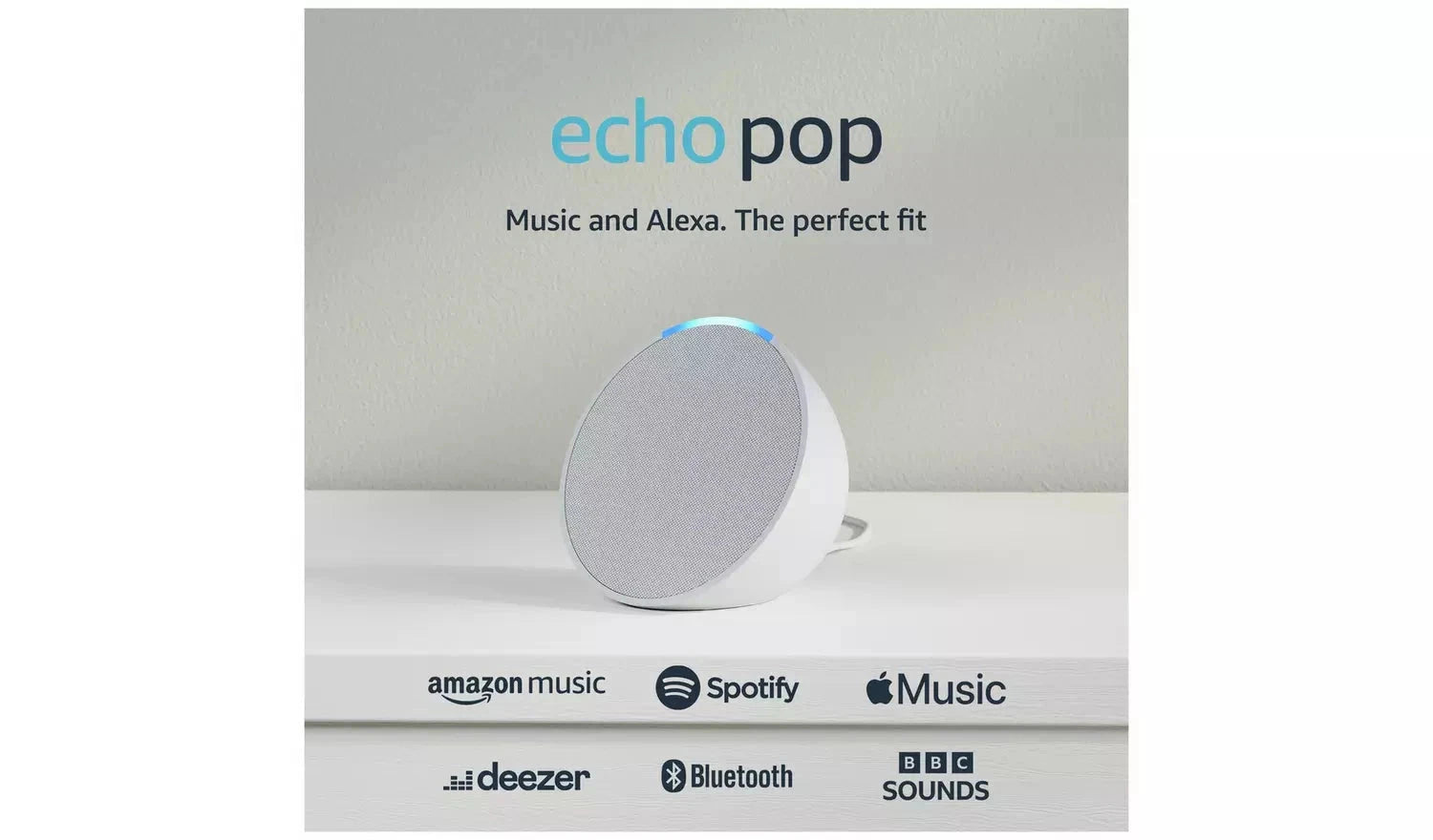 Amazon Echo Pop 2023 Smart Speaker with Alexa – Black - Funkifone