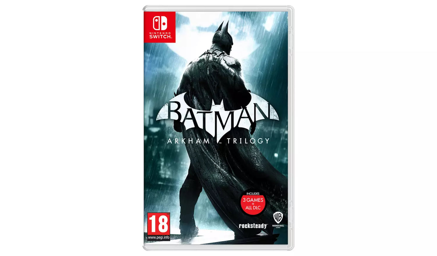 Batman: Arkham Trilogy – Nintendo Switch Game | Physical Game Card | 18+ (New) Nintendo