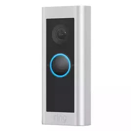 Ring Pro 2 Plug in Video Doorbell (Hardwired) – Silver Ring