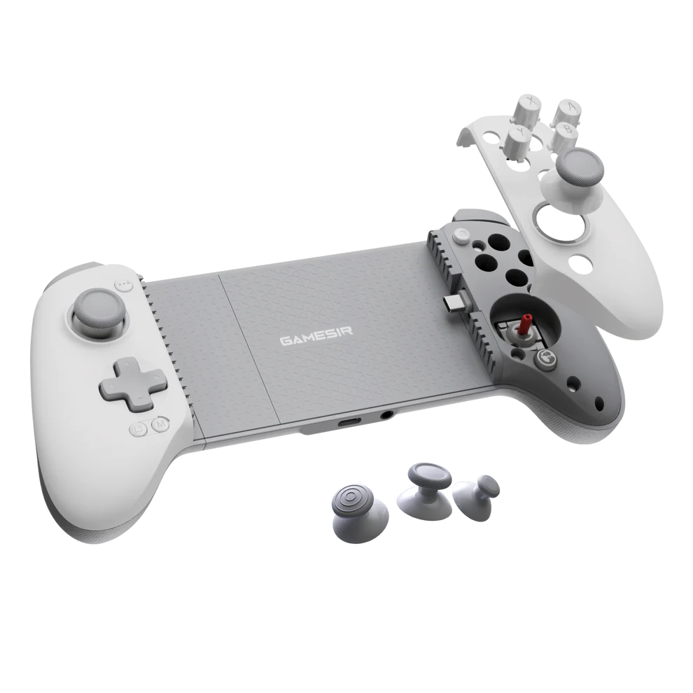 GameSir G8+ MFi Mobile Gaming Controller Grey White – Multi-Platform Compatible (New) GameSir