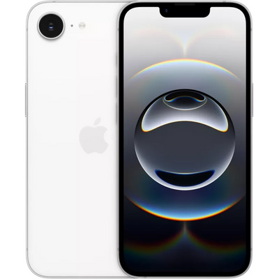 Apple iPhone 16e 5G 128GB AI Mobile Phone – White (Excellent Refurbished) - Funkifone