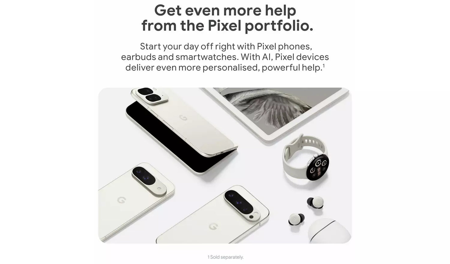 Google Pixel 9 5G 128GB AI Mobile Phone Obsidian (New) Google