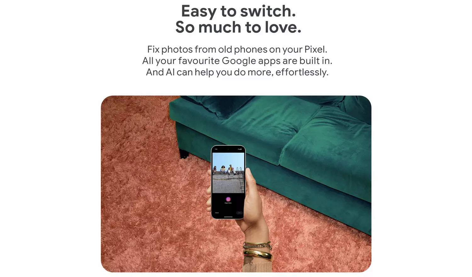 Google Pixel 9 5G 128GB AI Mobile Phone Obsidian (New) Google