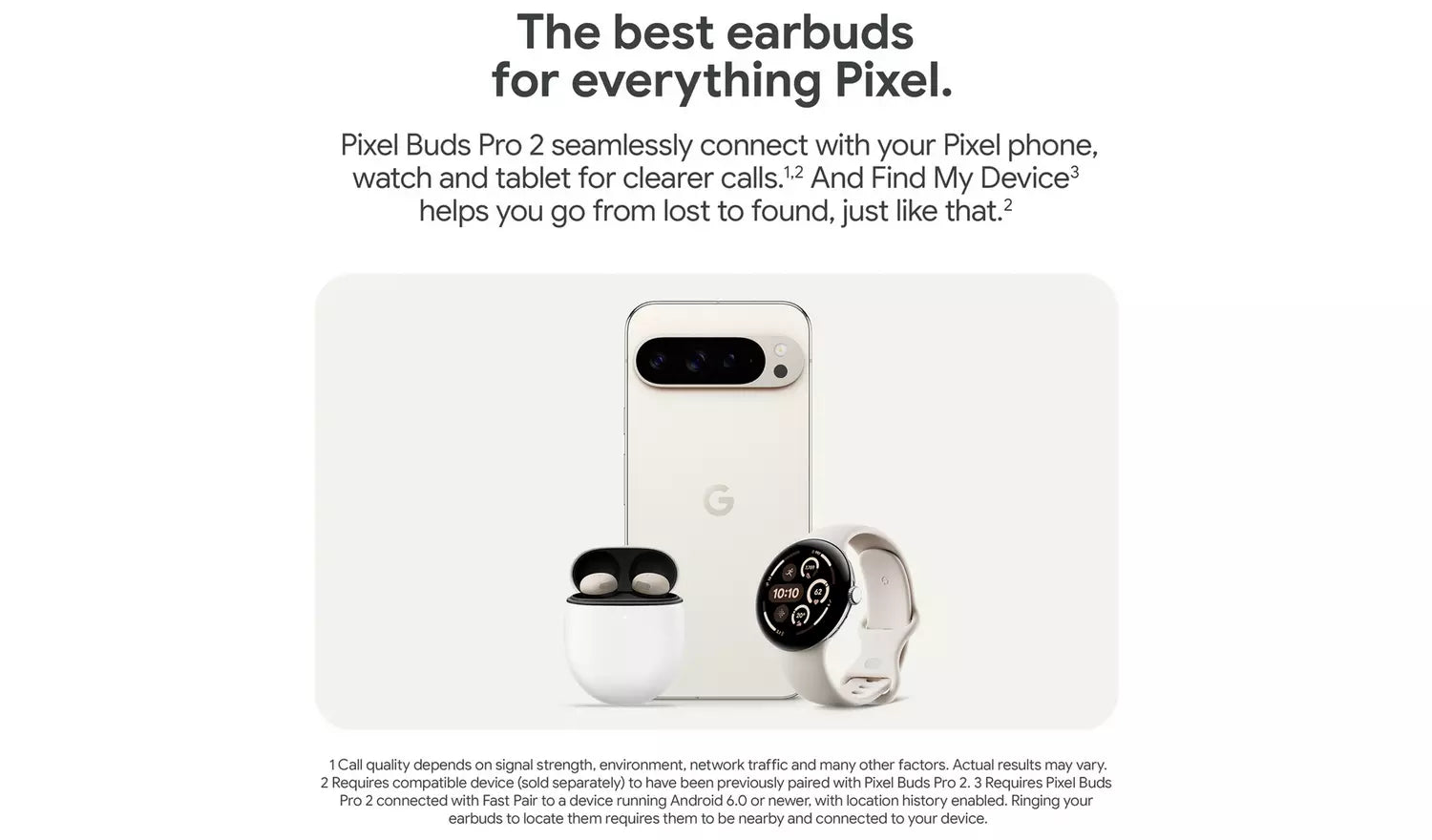 Google Pixel Buds Pro 2 In-Ear Wireless Bluetooth Earbuds, Hazel – New Google
