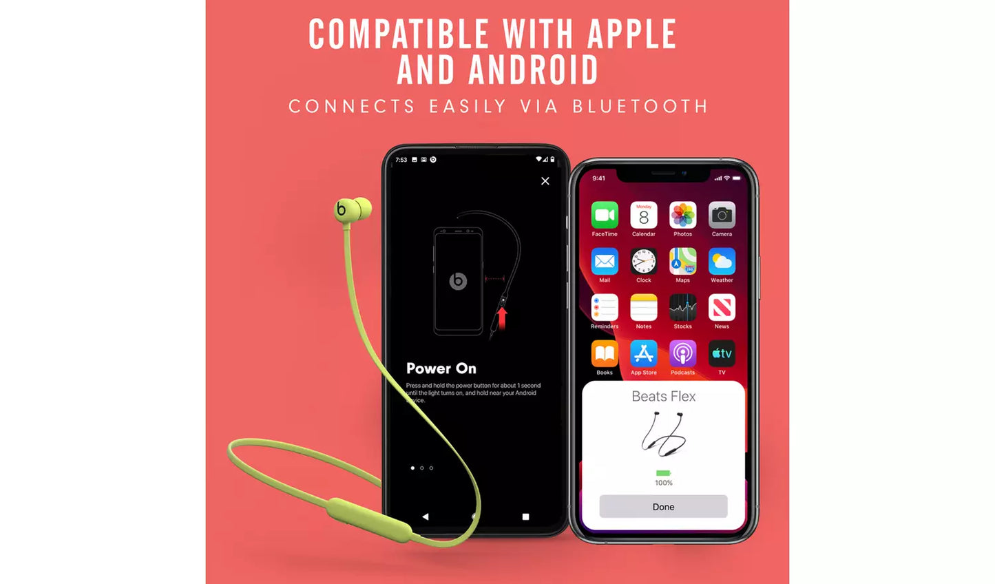 Beats Flex Wireless Earbuds - Black (New) Beats
