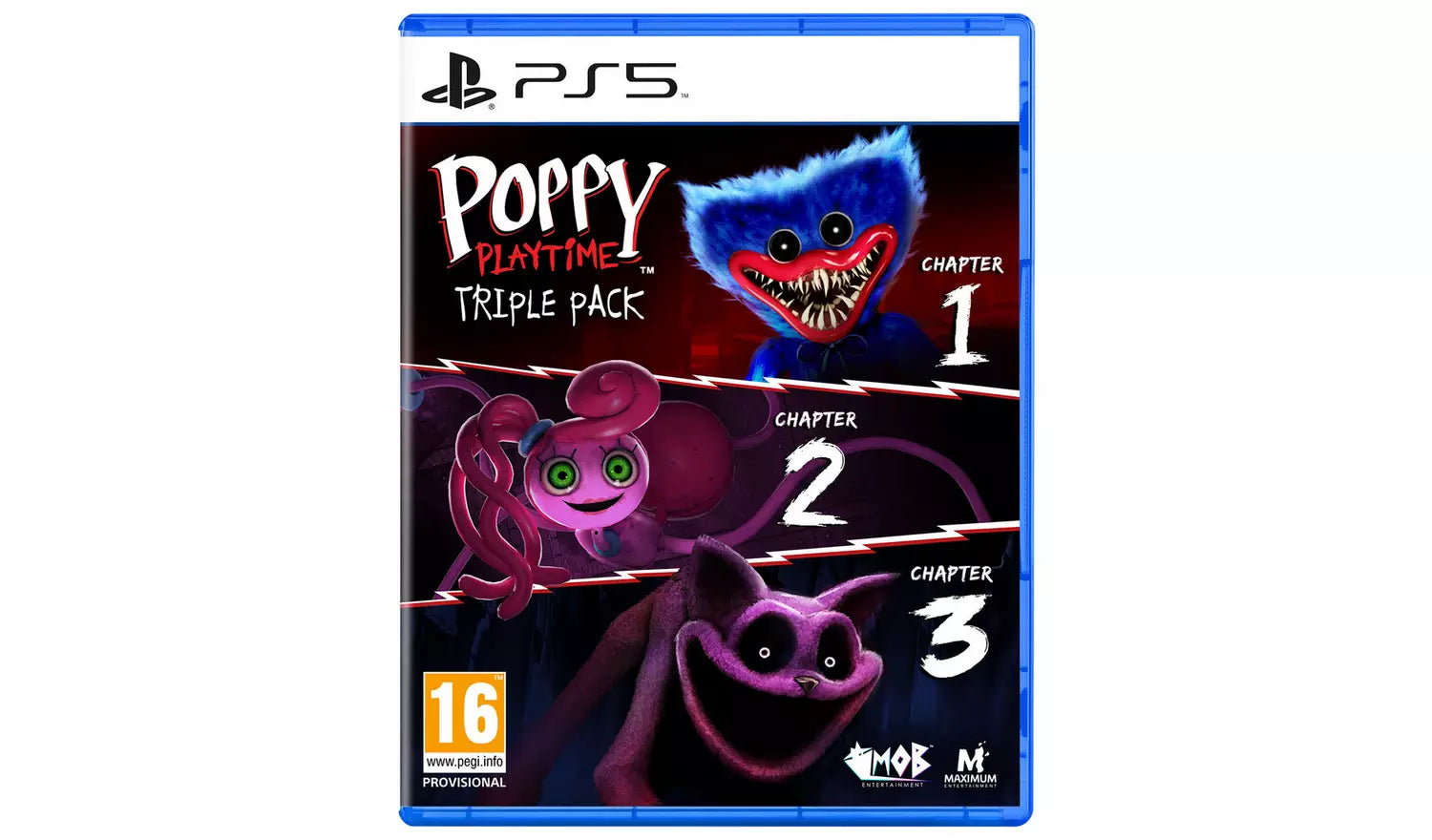 🎃 Poppy Playtime Triple Pack – PS5 | Physical Disc | Horror Puzzle Adventure | Ages 16+ PS5
