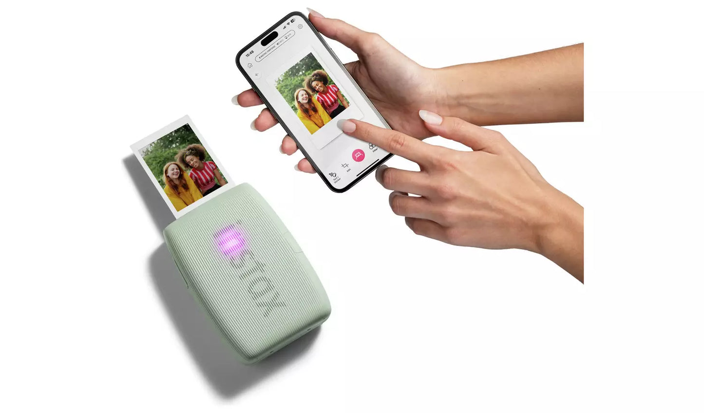 instax mini Link 3 Smartphone Printer - Sage Green (New) Fujifilm
