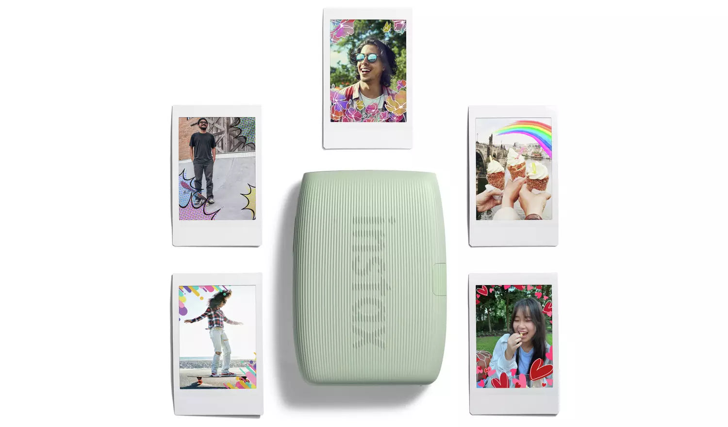 instax mini Link 3 Smartphone Printer - Sage Green (New) Fujifilm