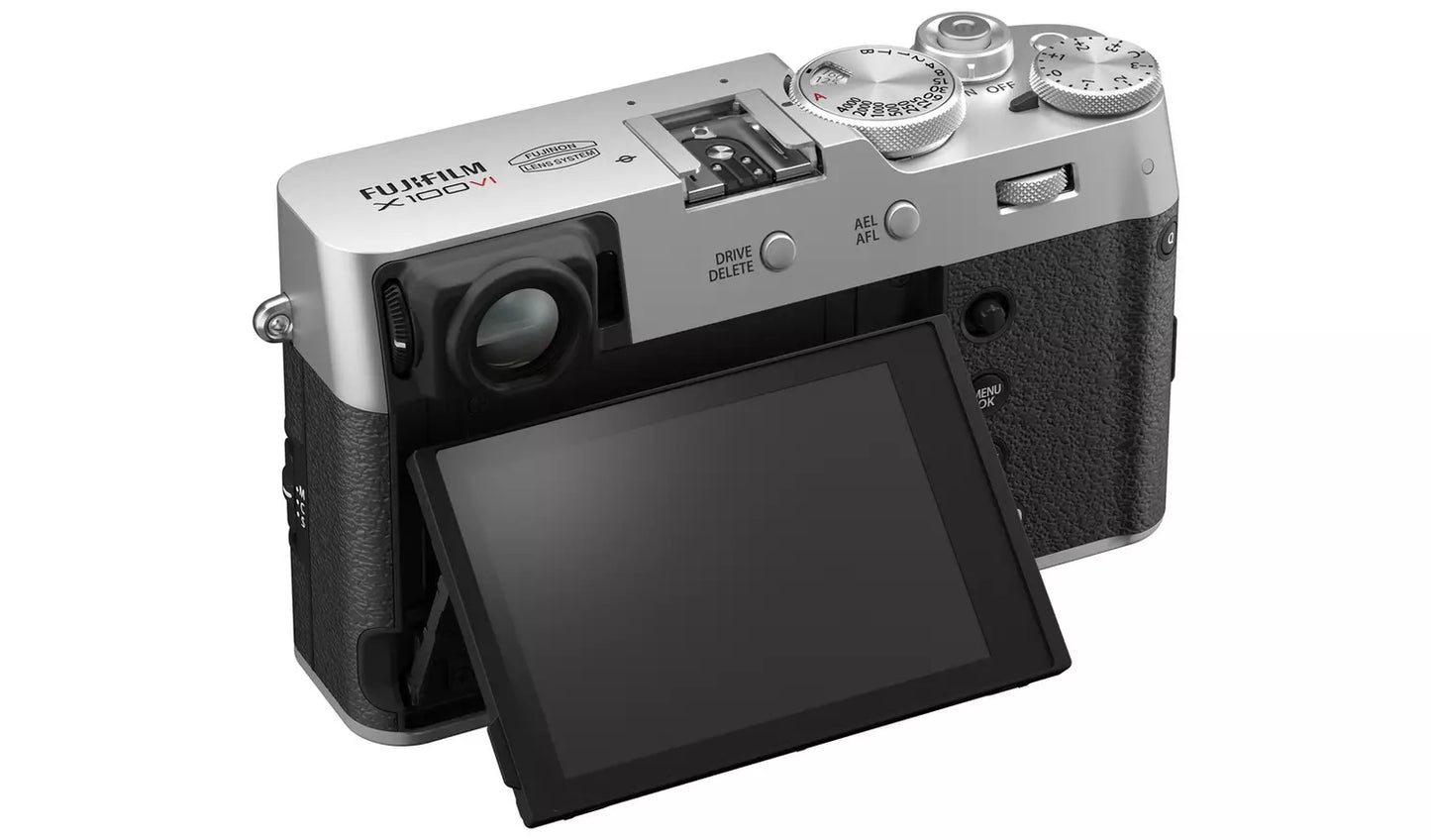 Fujifilm X100VI Digital Camera Silver – 40.2MP APS-C, 6.2K Video, IBIS (New) Fujifilm