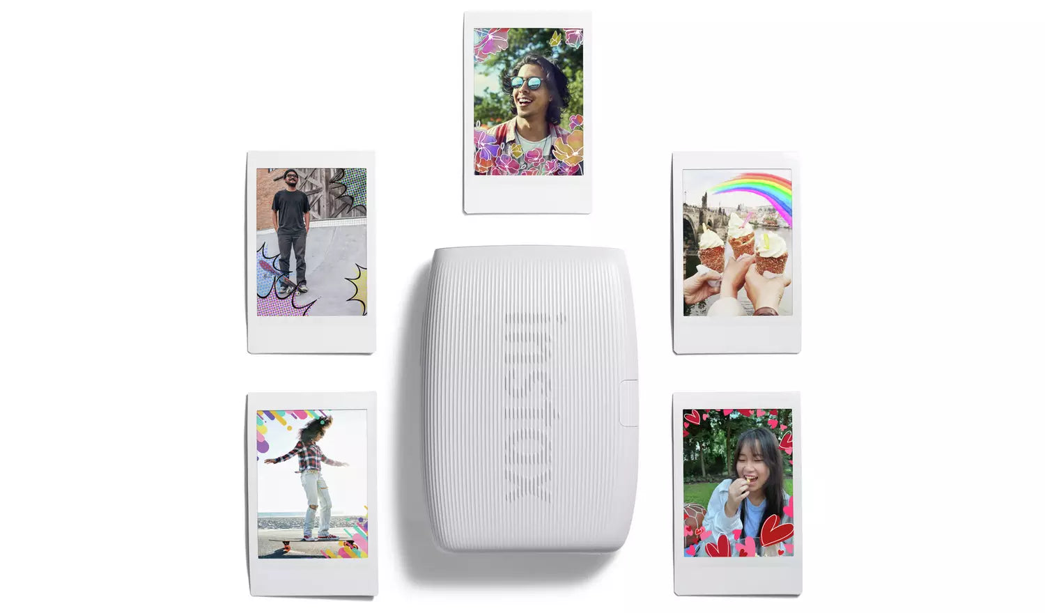 instax mini Link 3 Smartphone Printer - White (New) Fujifilm