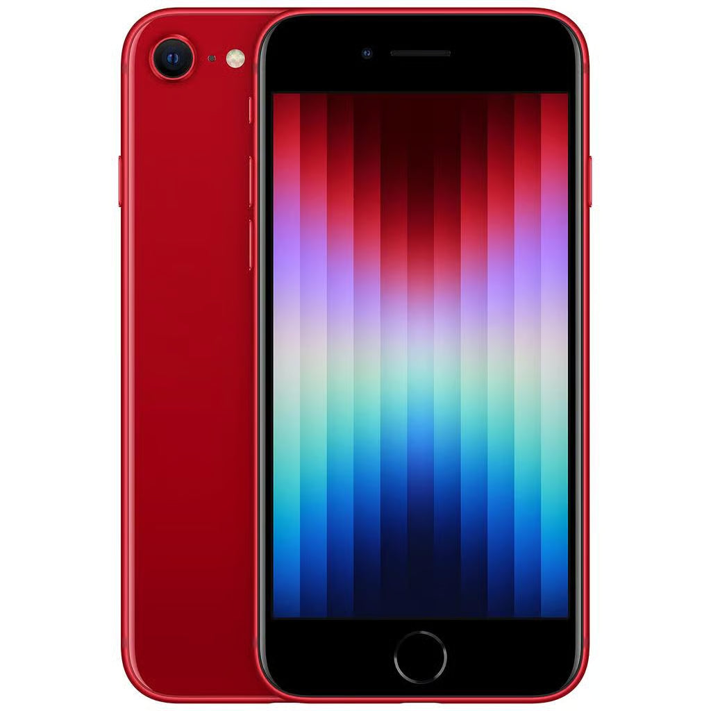 iPhone SE 2022 128GB Red – Physical Sim + eSim Unlocked (Refurbished) Apple