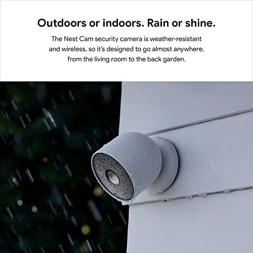 Google Nest Cam 2-Pack – Wireless Indoor/Outdoor Battery Security Cameras, Wi-Fi Smart Home Surveillance (New) Google