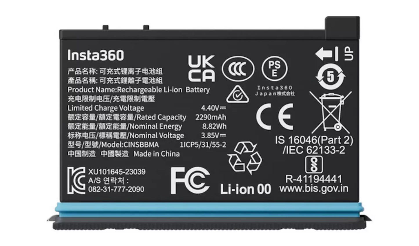 Insta360 X5 Action Camera Battery (New) Insta360