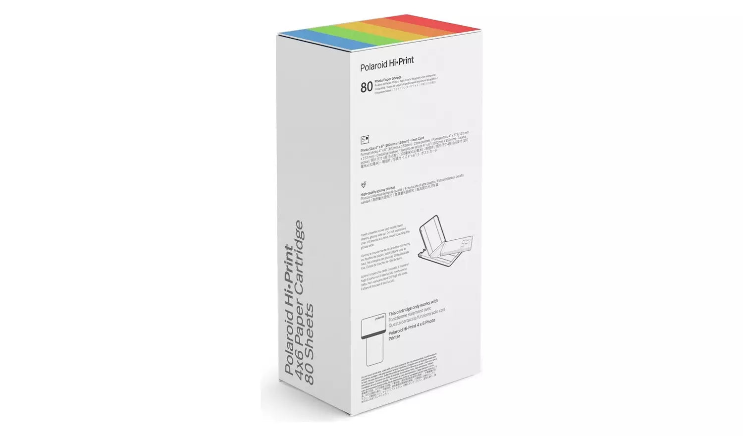 Polaroid Hi-Print 4x6 Cartridge Paper – 80 Sheets (New) Polaroid