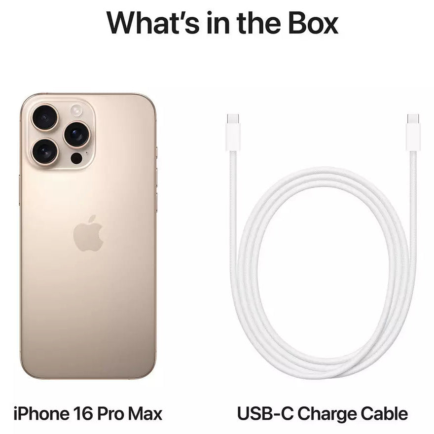 Apple iPhone 16 Pro Max 5G 256GB - Desert Titanium NEW