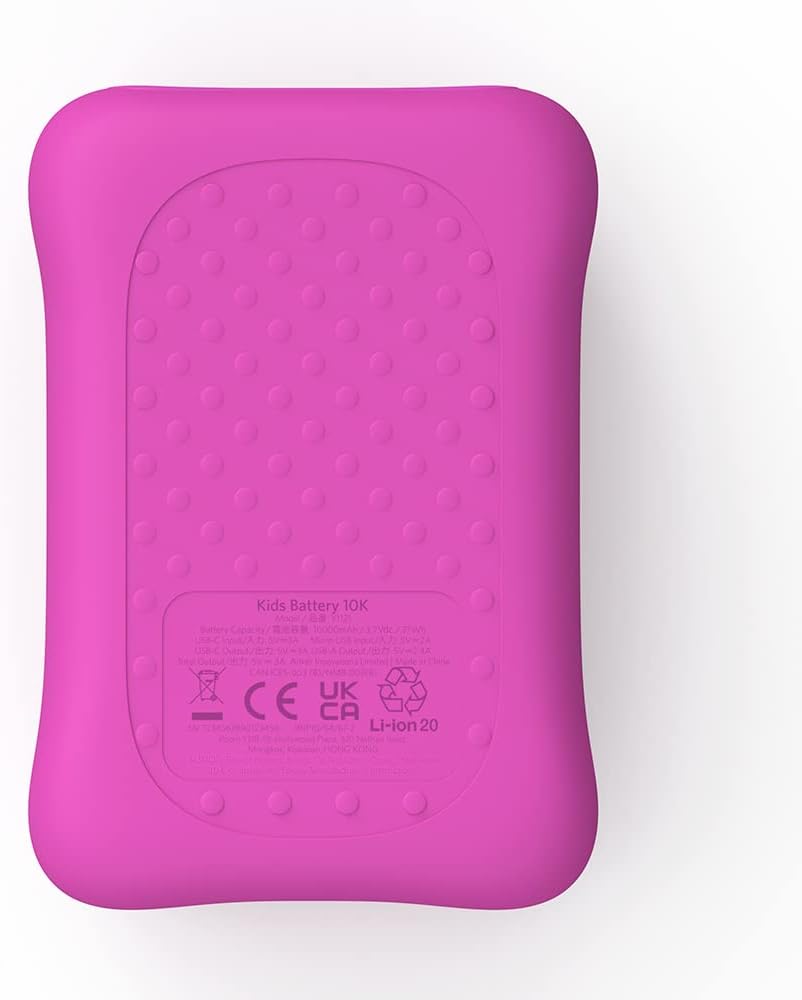 Anker Pink 10,000mAh Power Bank for Kids & Adults – Portable Battery Charger (New)