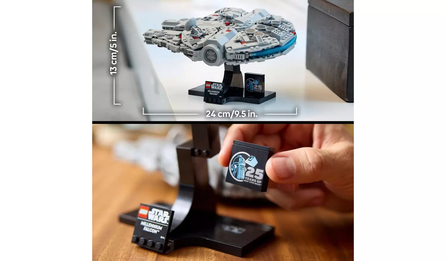 LEGO Star Wars Millennium Falcon Model Set for Adults 75375 | Ages 18+ | New LEGO