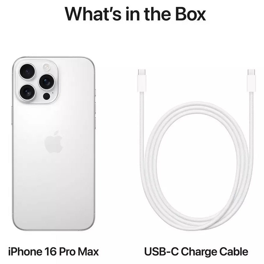 Apple iPhone 16 Pro Max 5G 256GB - White Titanium NEW