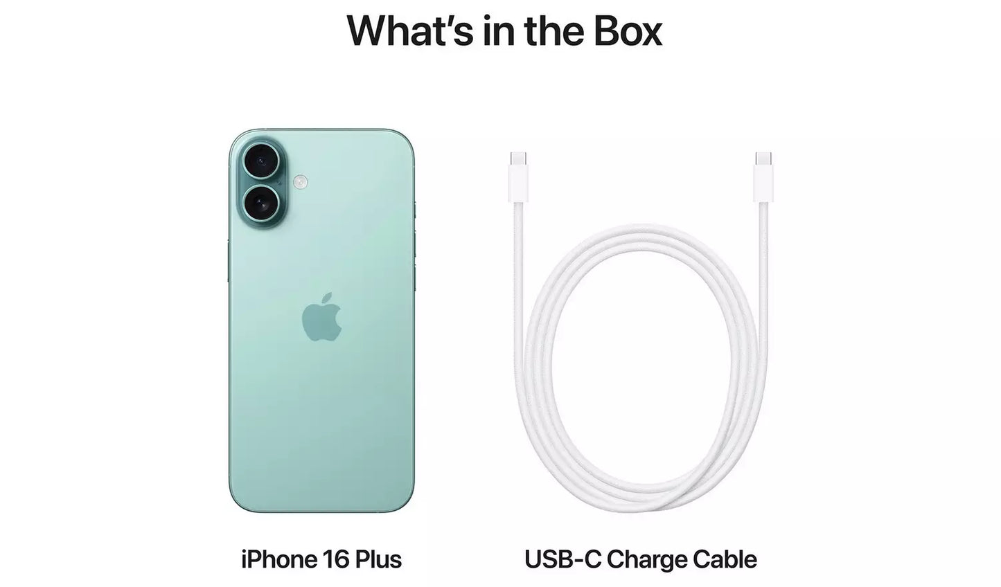 iPhone 16 Plus 5G 128GB AI Mobile Phone – Teal (New)