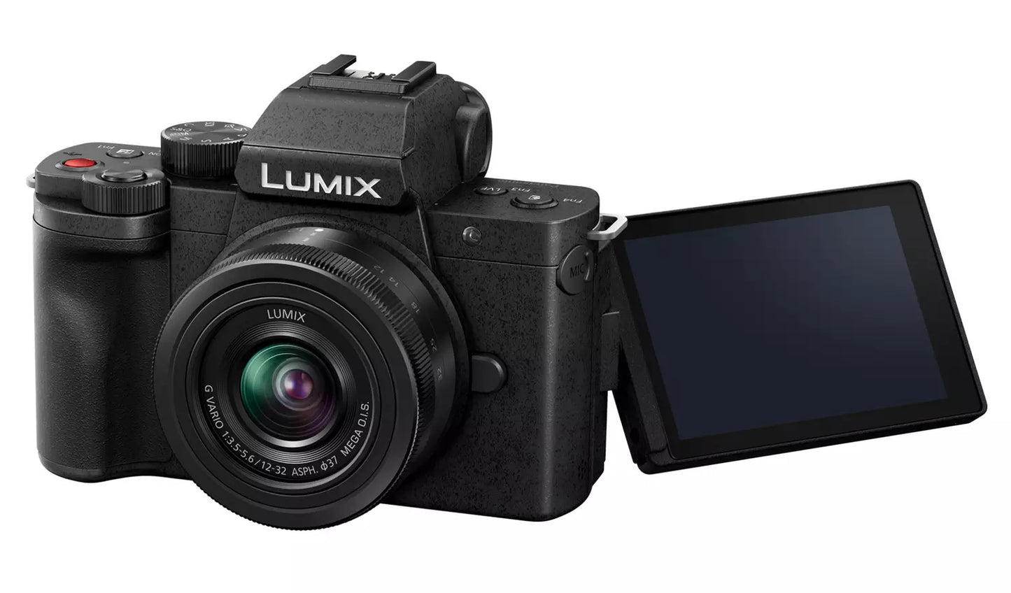 Panasonic Lumix G100D Mirrorless Camera with 12-32mm Lens – 18MP 4K Vlogging (New) Panasonic