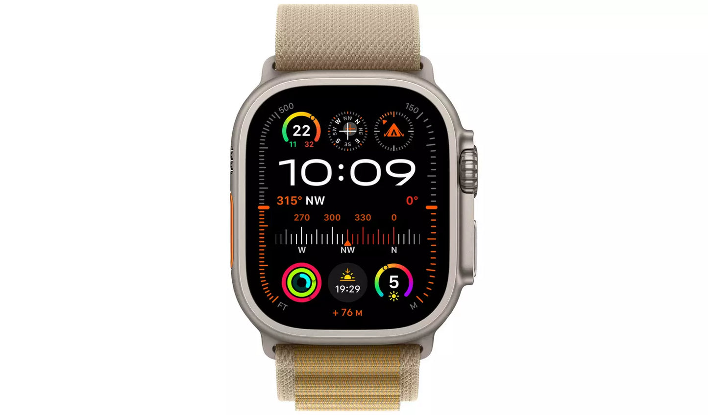 Apple Watch Ultra 2 49mm Natural Tan Alpine Loop - (New) Apple