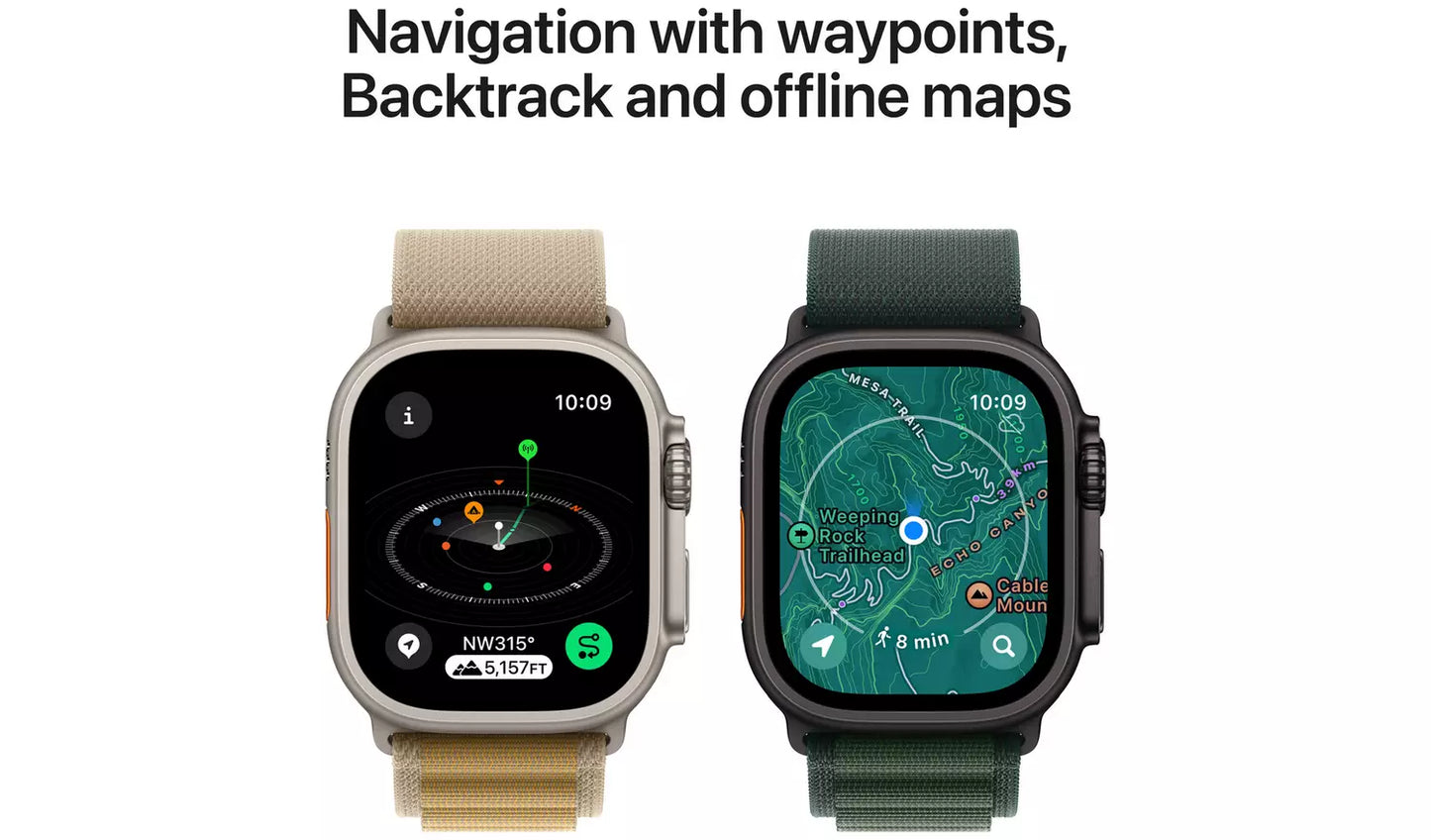 Apple Watch Ultra 2 49mm Natural Tan Alpine Loop - (New) Apple