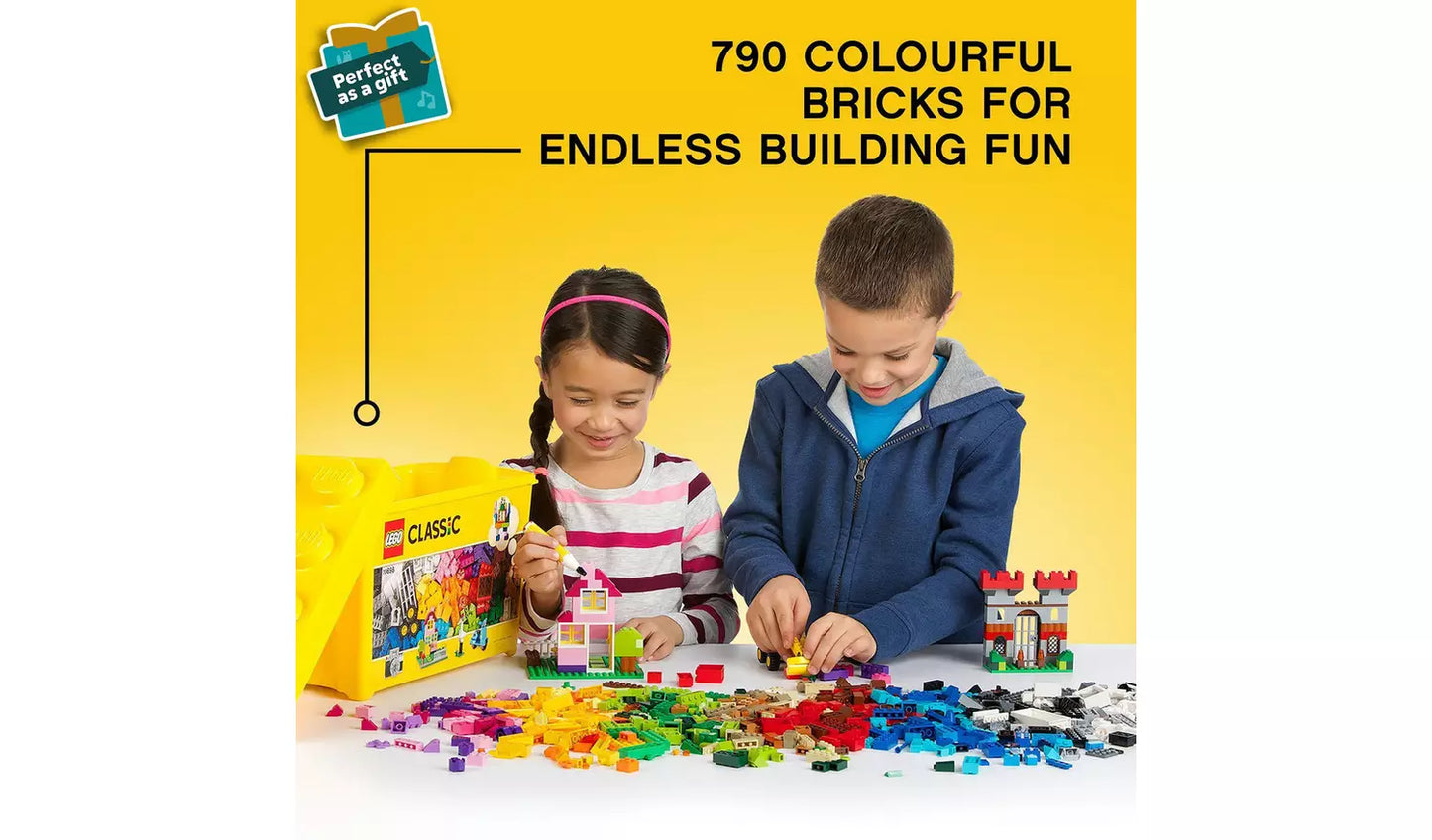 LEGO Classic Large Creative Brick Storage Box Set | Ages 4+ | Model 10698 | New LEGO