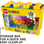 LEGO Classic Large Creative Brick Storage Box Set | Ages 4+ | Model 10698 | New LEGO