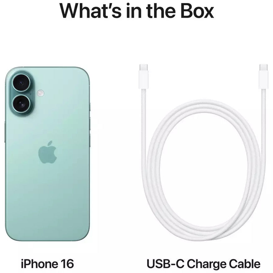 Apple iPhone 16 5G AI Mobile 128GB - Teal NEW