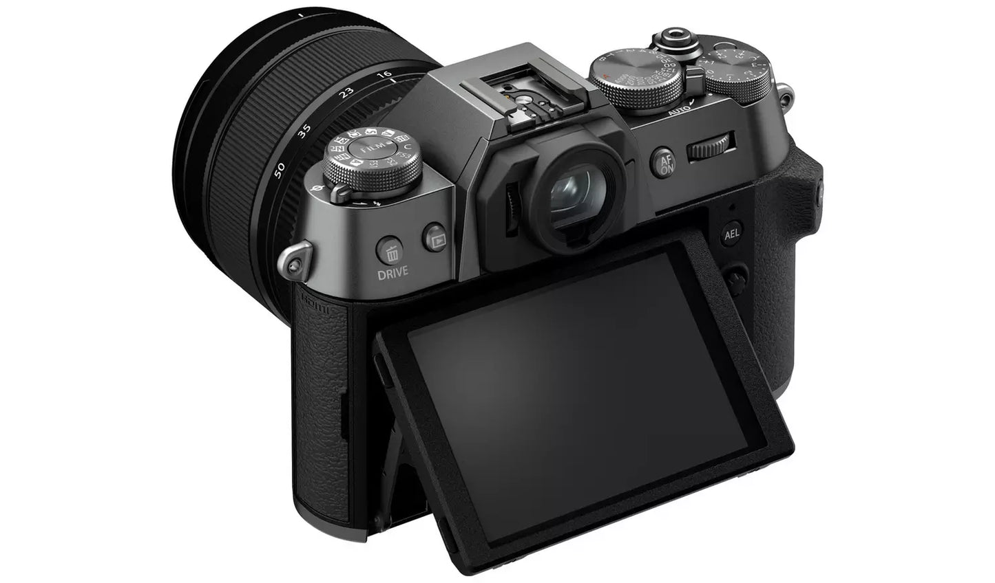 Fujifilm X-T50 Mirrorless Camera with 15–45mm Lens - Charcoal (New) Fujifilm