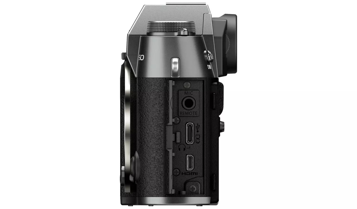 Fujifilm X-T50 Mirrorless Camera with 15–45mm Lens - Charcoal (New) Fujifilm